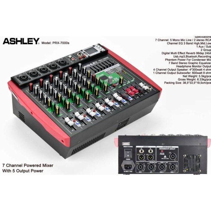 power Mixer ashley prx7000s prx 7000s prx-7000s / prx7000 original