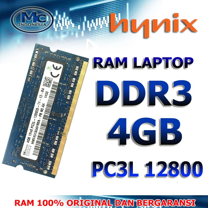 RAM Sodimm Laptop DDR3L 4GB PC-12800