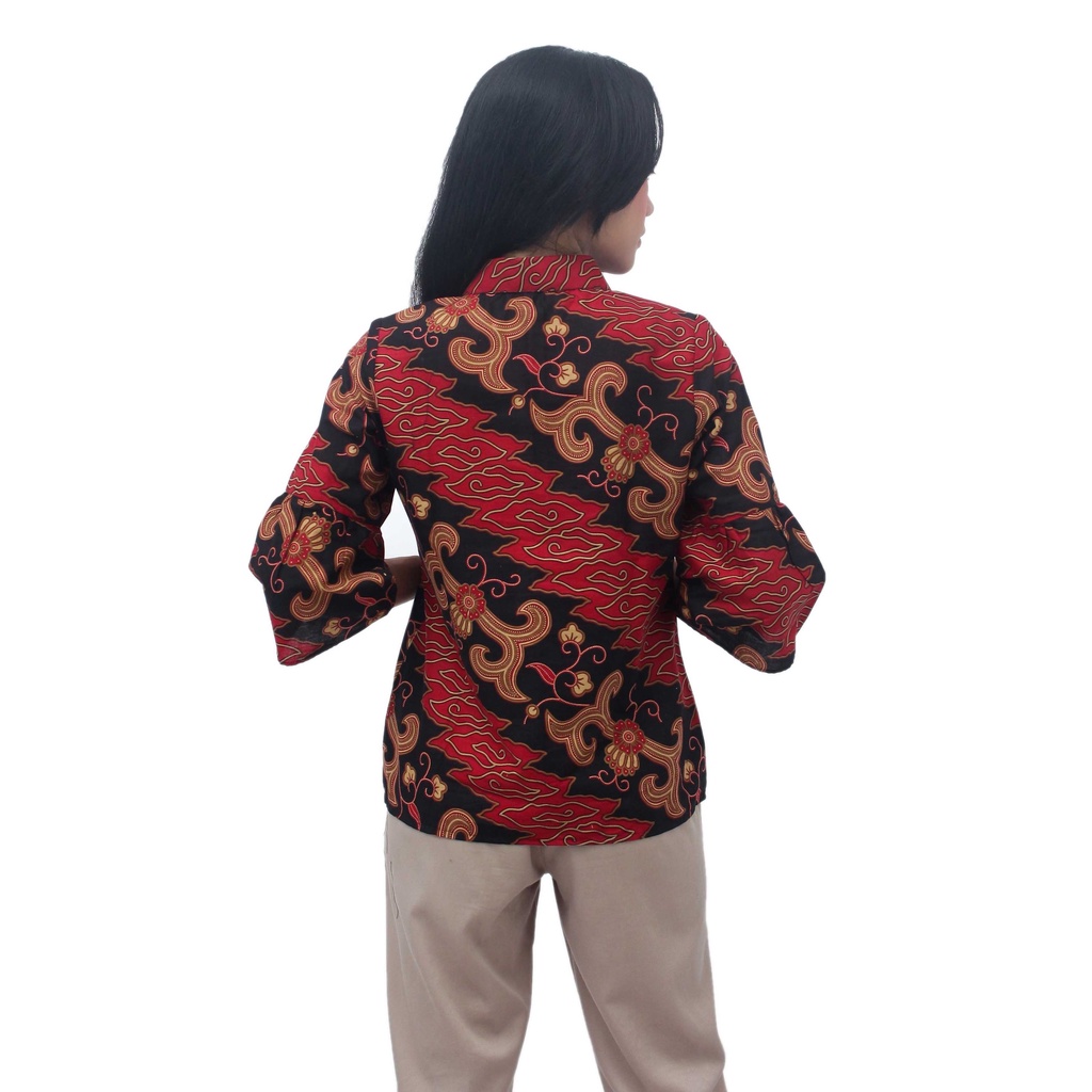 Batik Wanita Atasan Blouse Modern N trendy S-M-L-XL-XXL-3L-4L-5L-6