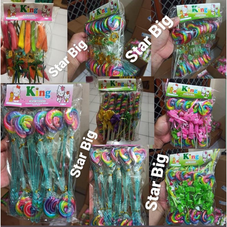 

Permen Lolipop Lollipop Candy King Warna Warni Isi 20 Pcs Terlaris