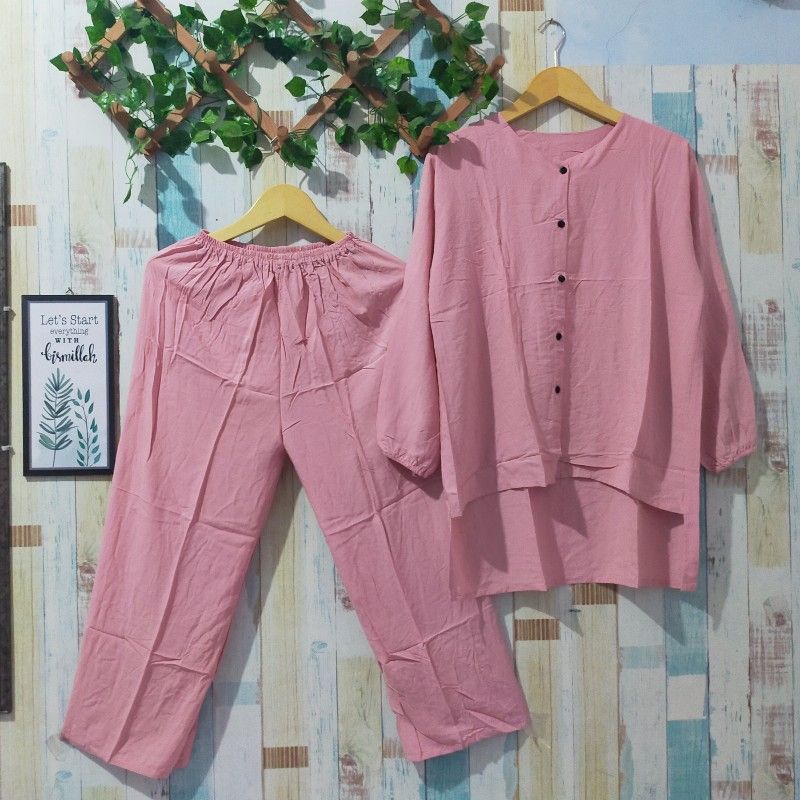 LD 110 SETCEL RAYON TWILL/ONE SET ANDIN/ SETCEL ANDIN-Andin st babypink