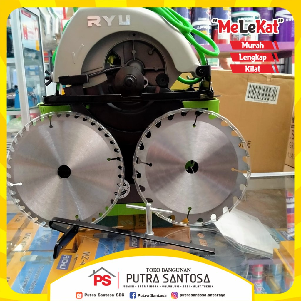 MESIN CIRCULAR SAW RYU RCS 185 - 2 CIRCLE SAW 7" RYU RCS185