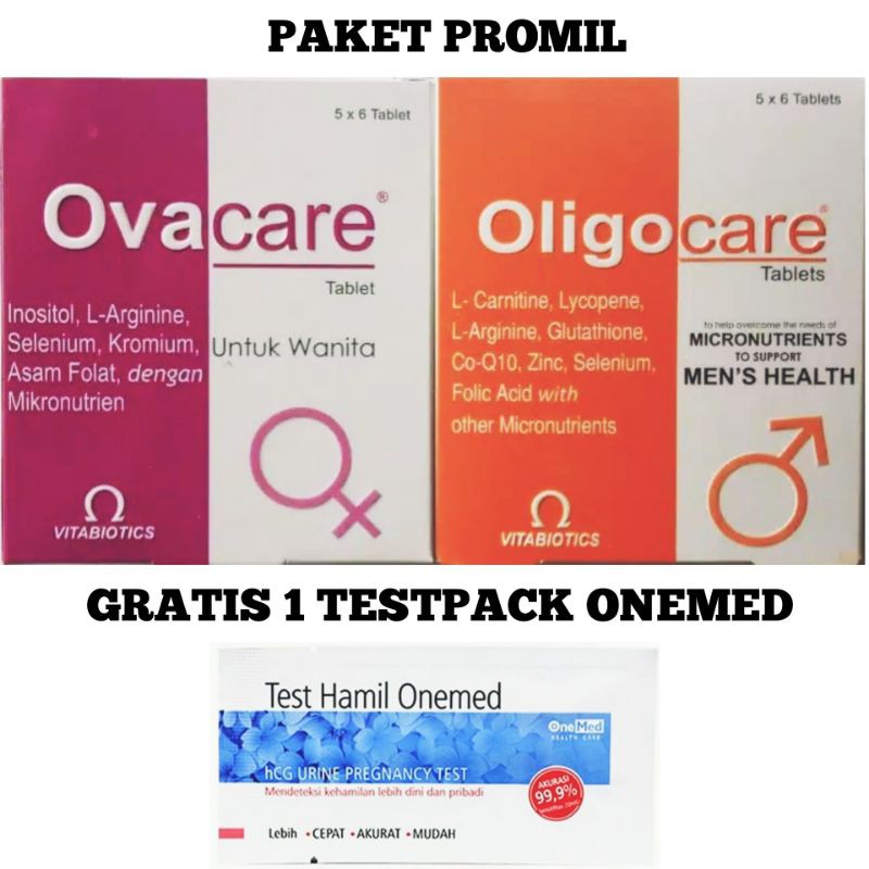 PAKET PROMIL PROGRAM HAMIL OLIGOCARE DAN OVACARE
