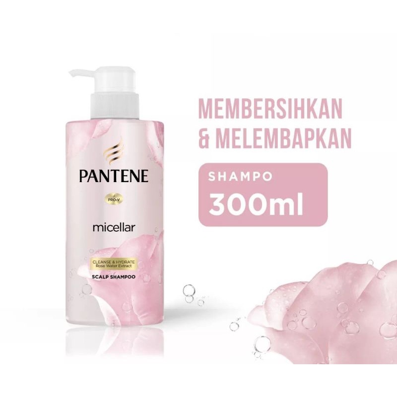 Pantene Micellar Cleanse & Hydrate Shampo 300ml