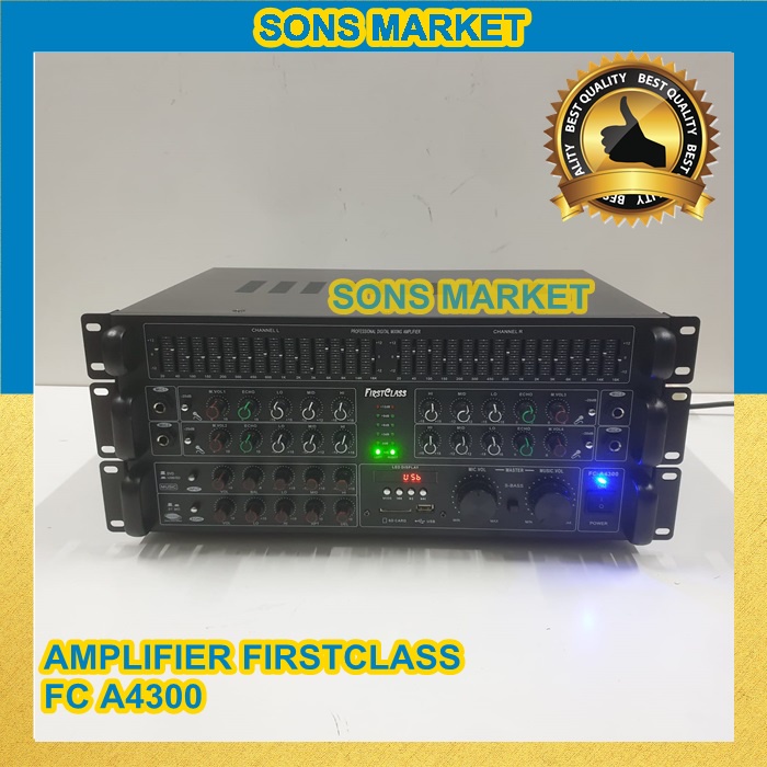 AMPLIFIER FIRSTCLASS FC A4300 FIRSTCLASS 4300 PROFESIONAL AUDIO