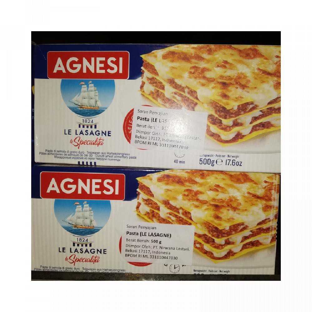 

Agnesi lasagne 500g