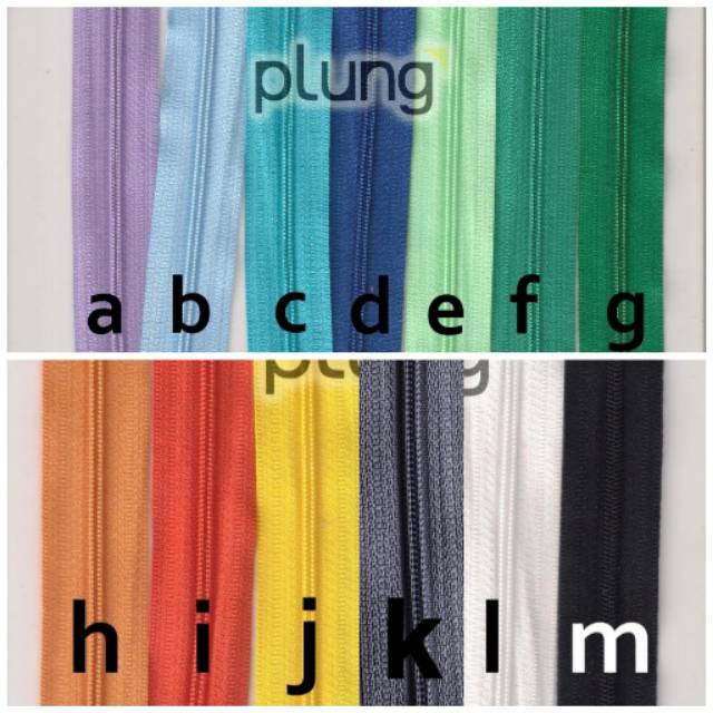 Roll daun Resleting merk Amco No 3, harga Per Roll A-M