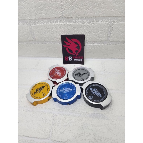 Tutup Radiator Cap Speed Model Bulat - Cover Cap Radiator