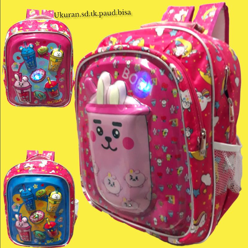 tas seukolah anak tk&amp;paud&amp;SD.3d.led