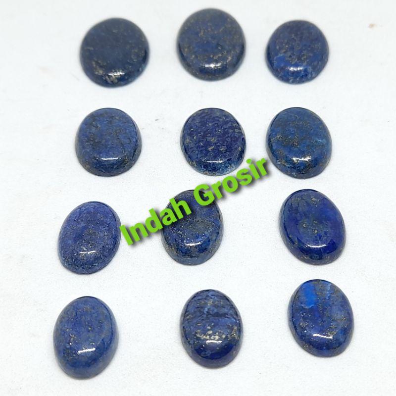 BATU LAPIS LAZULI PAKISTAN FUL TITIK EMAS