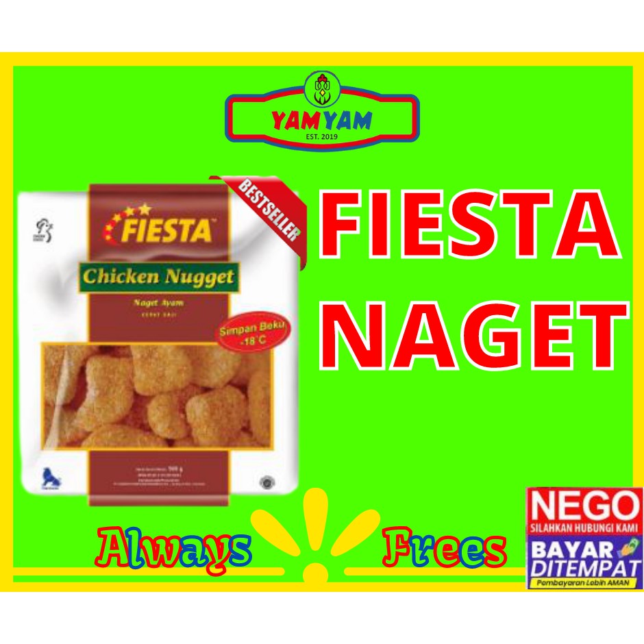 

Fiesta Nagget Naget Frozen Makanan Saji Cemilan Ringan Beku Murah Depok Jakarta Tangerang Bogor Beka