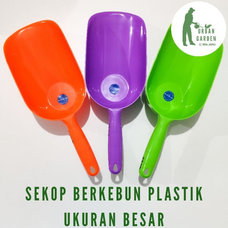 Sekop berkebun plastik ukuran besar