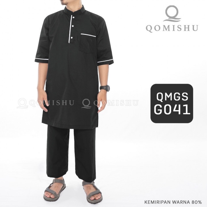 Busana Muslim Gamis Setelan Pria Modern Pakistan Setelan celana