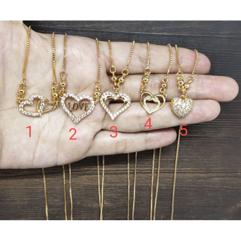 Fifi Fashion Kalung Koye Lovely Model Perhiasan Lapis emas