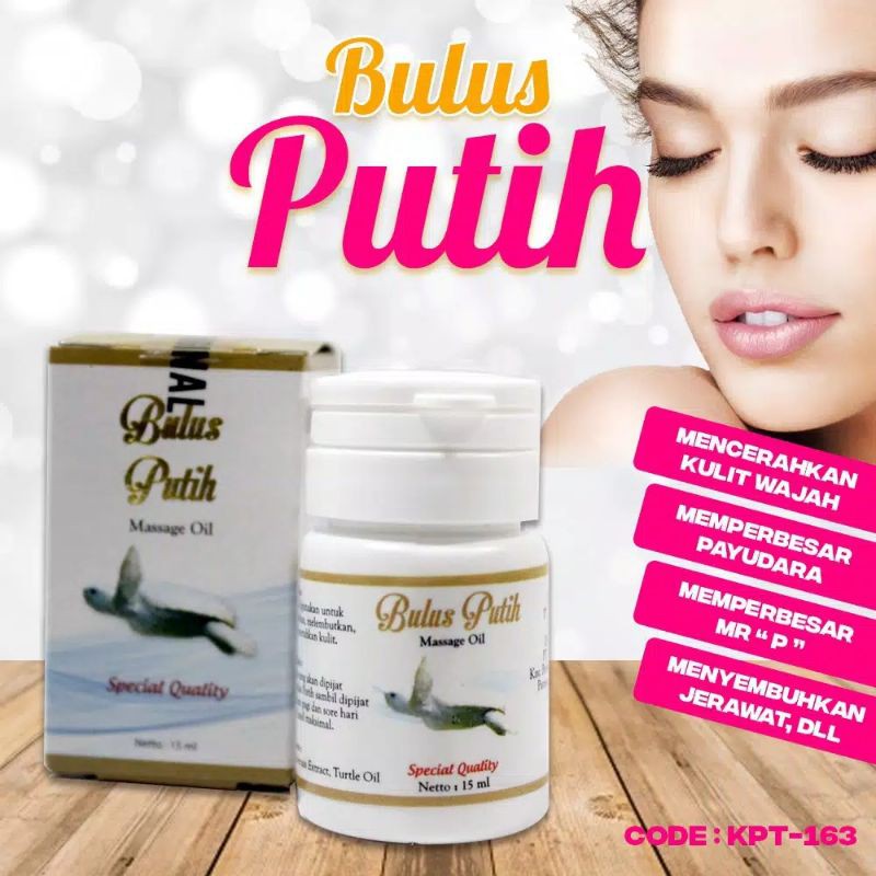 

Minyak Bulus Putih message oil spesial quaility