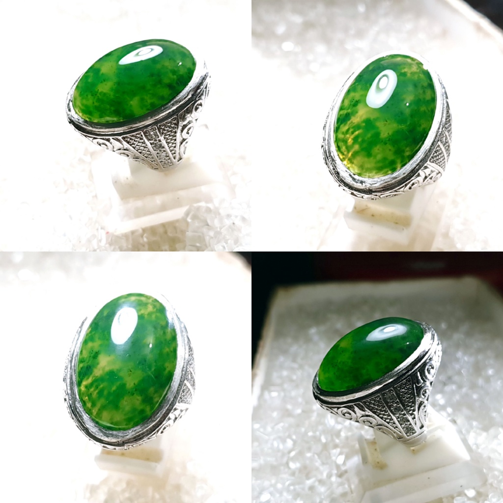 BATU LUMUT HIJAU TUA TOTOL GERIMIS JUMBO KODE2532