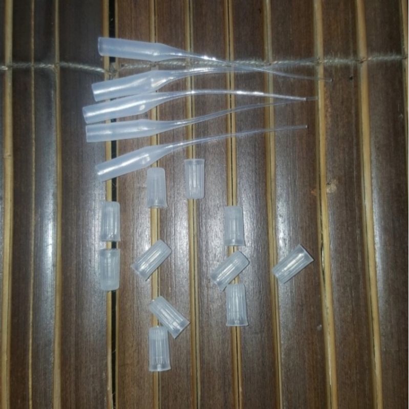 Selang Pipet + Jarum Lem Korea/ Lem G/ Lem Gila (Harga 1 Set)