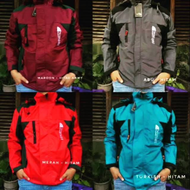 jaket outdoor jaket gunung tnf grade original kwalitas import