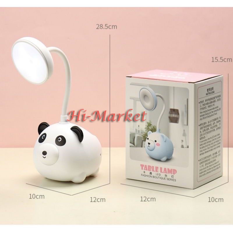 LAMPU LED MEJA/ LAMPU MEJA PANDA LED/ LAMPU MEJA BELAJAR