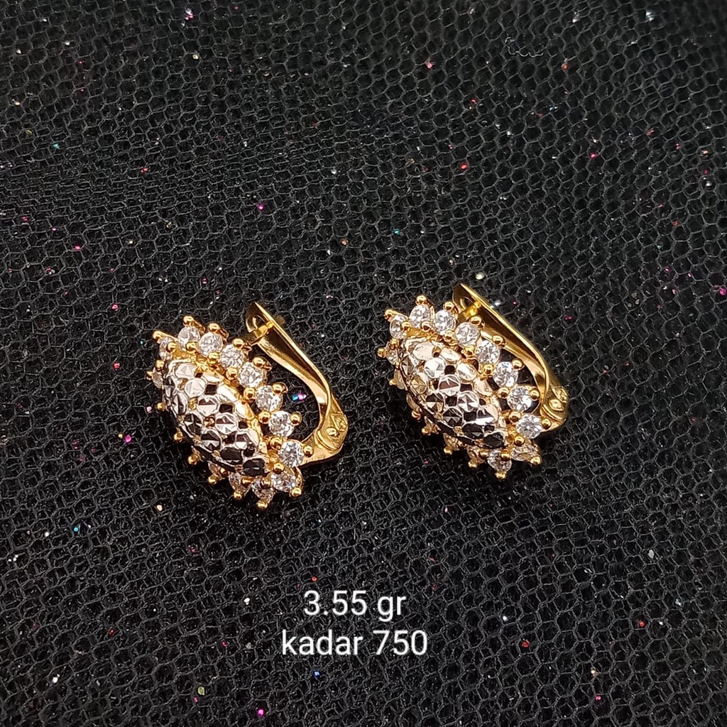 Anting Emas 17K - 3.55 gr Kadar 750 - 11