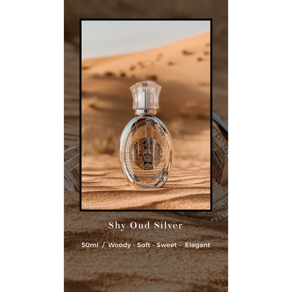 [COOMING SOON] Dubai Perfume / Parfume / Arabian Authentic Perfume - Shy Oud Silver