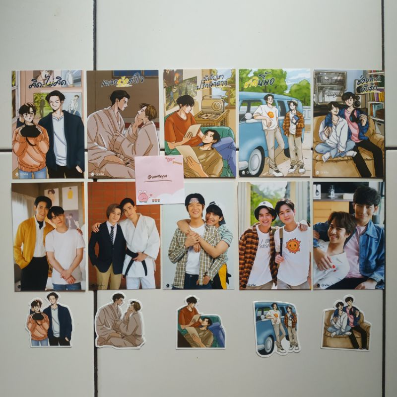 [Ready] CLOSE FRIEND S1 POSTCARD STIKER NOVEL KimCop MaxNat JimmyTommy OhmFluke YoonTalay close frie
