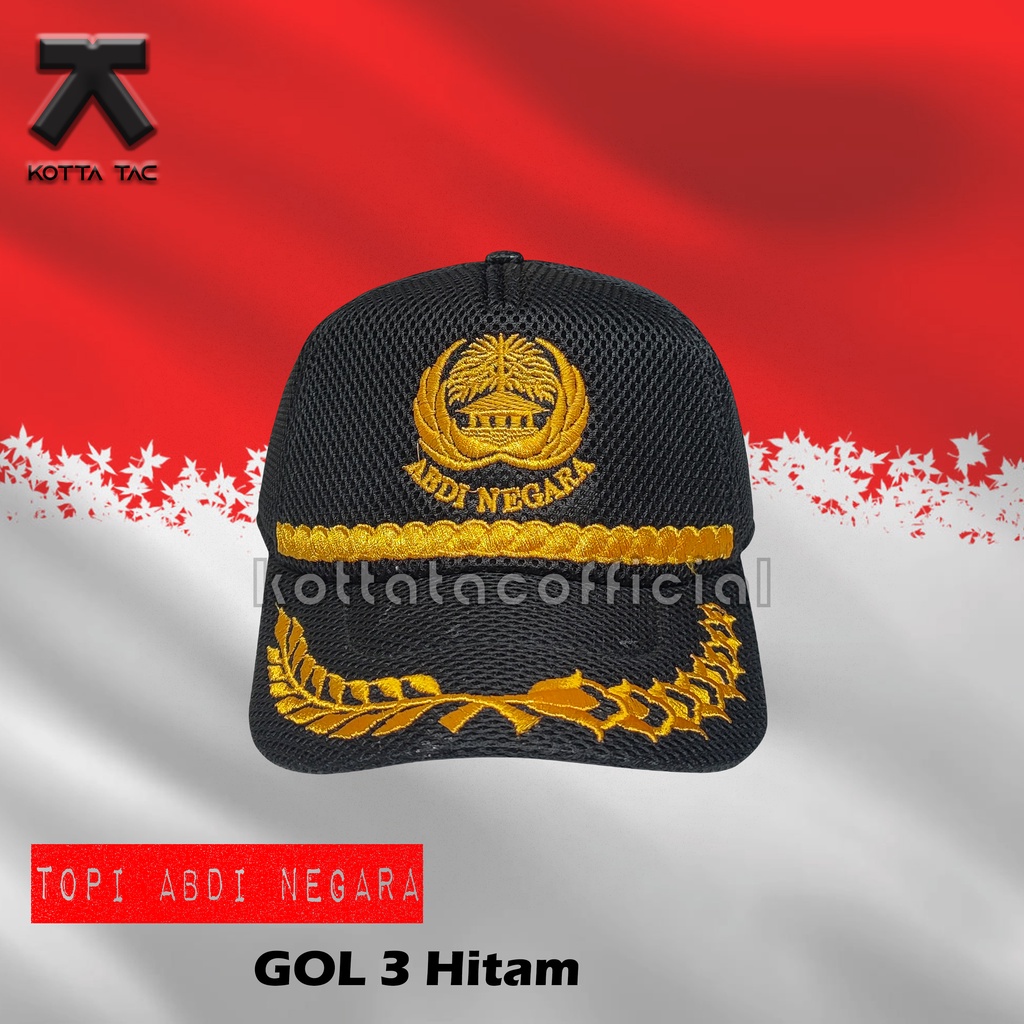 TOPI ABDI NEGARA GOLONGAN 3 BIRU HITAM - TOPI PNS KORPRI GOL 3 HITAM -  TOPI PNS KREM/NAVY TOPI KORPRI GOLONGAN 3  - TOPI PEMDA - TOPI PEGAWAI NEGE