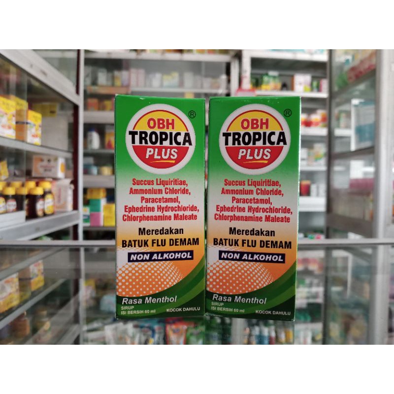 OBH TROPICA PLUS 60 ml Rasa Menthol | NON ALKOHOL