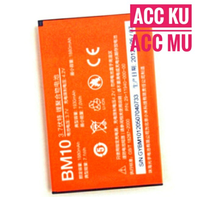 BATERAI XIAOMI MI 1 BATTERY  BATERAI XIAOMI MI1  MI 1S BATERAI XIAOMI BM10 ORIGINAL