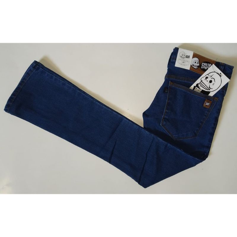 DENIM CUTBRAY PRIA ORIGINAL DISTO CELANA KOMPRANG BAWAH 25Cm TERBARU JEANS PANJANG JUMBO