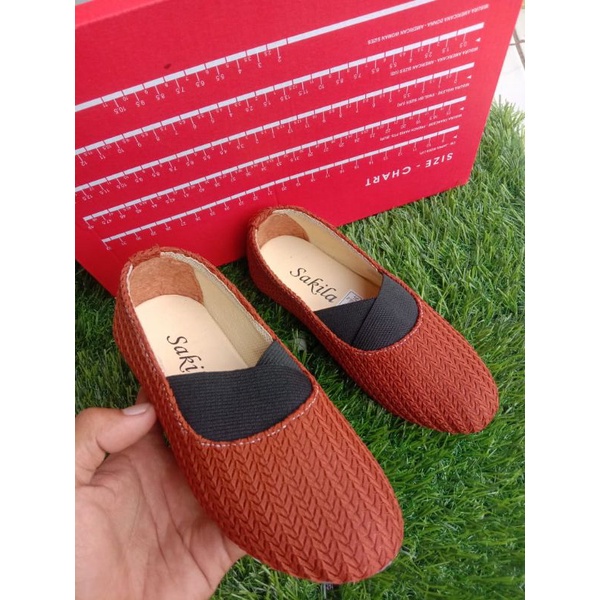 khainuna flat shoes model karet size 26-30 31-35