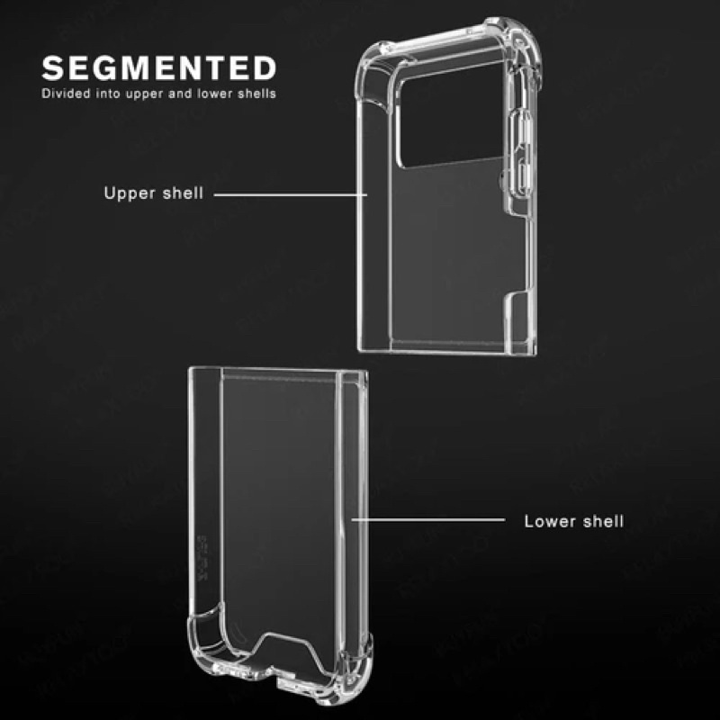 ULTRA- THIN SHOCKPROOF SHELL CASE TPU FOR SAMSUNG Z FLIP 3  5G ACRYLIC