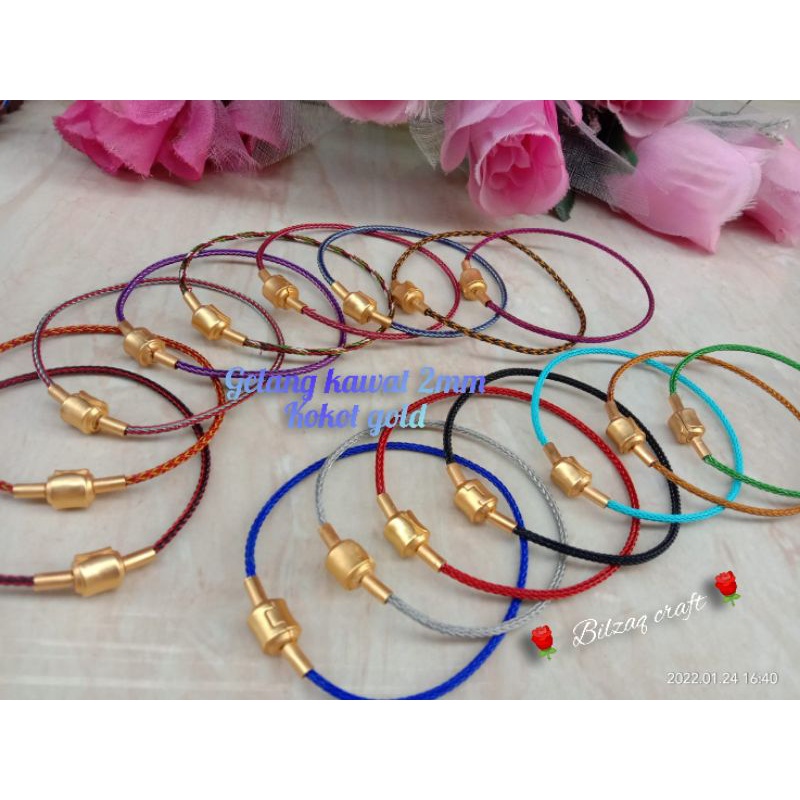 gelang kawat 2mm Kokot gold