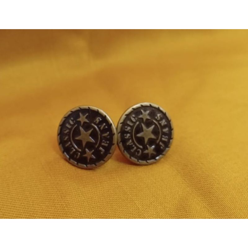 kancing celana bulat besi minim 5 pcs