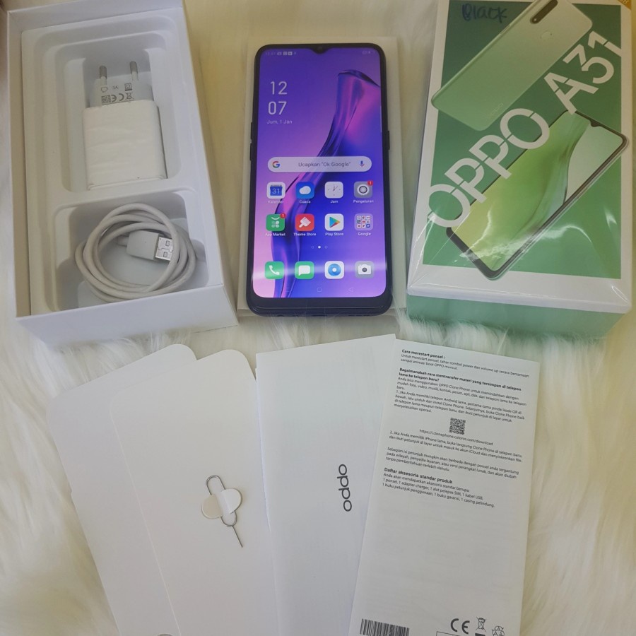 HP Second OPPO A31 Ram 6GB/128GB Fullset mulus No minus