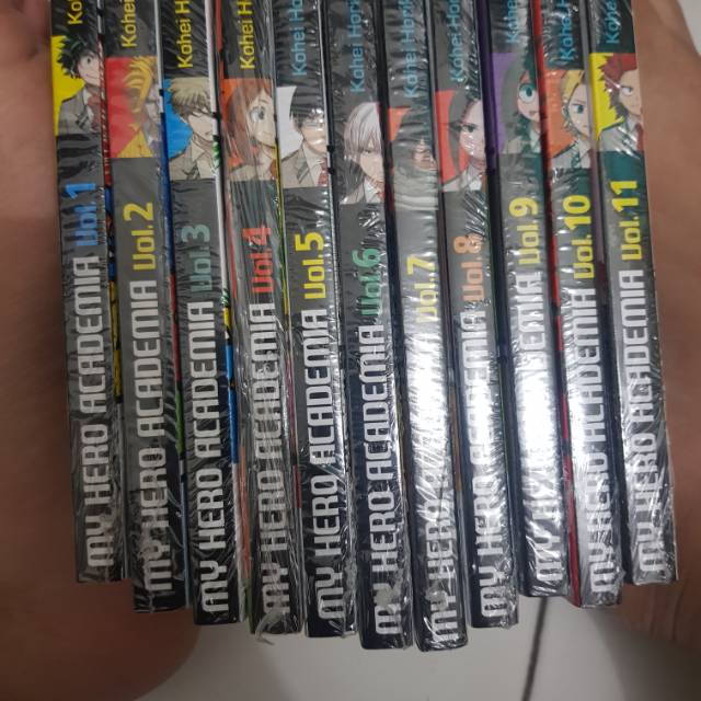 Komik My Hero Academia vol 1-11 set segel ori