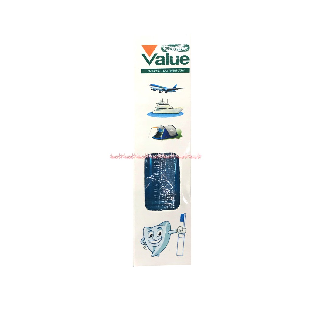 Century Value Travelling Toothbrush Sikat Gigi Jalan Jalan