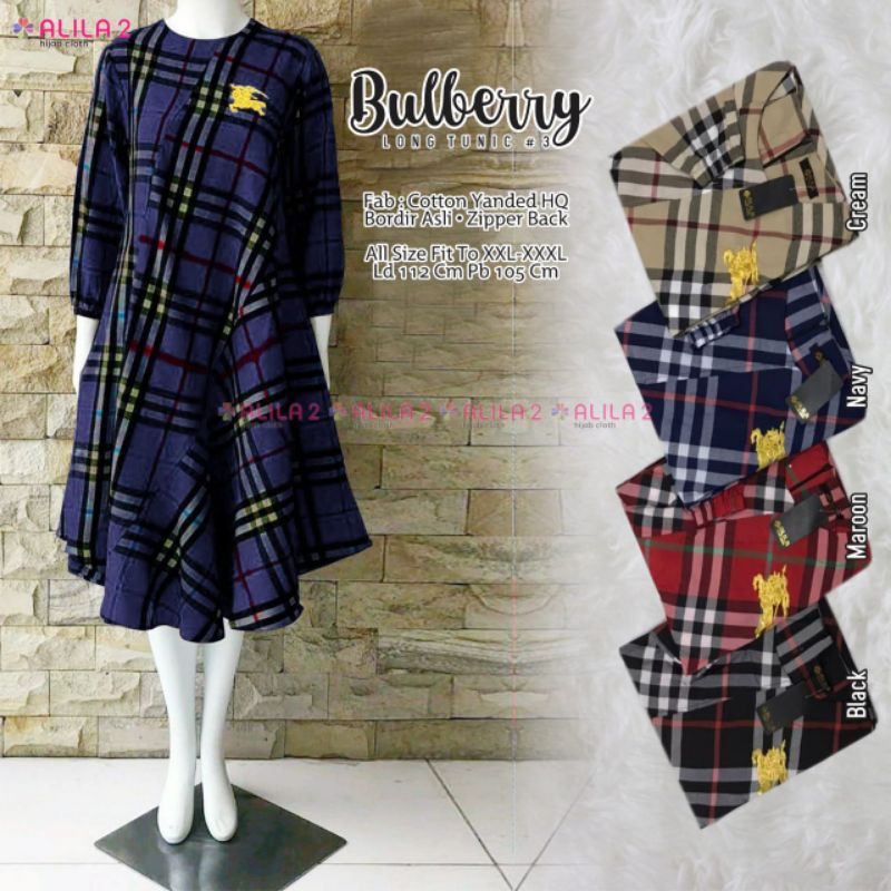 BULBERRY TUNIK / TUNIK JUMBO / TUNIK KATUN BORDIR / ORI ALILA