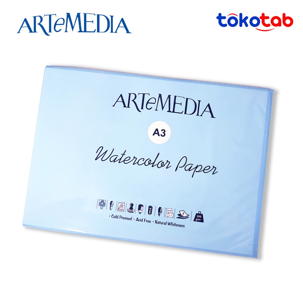 

Kertas Cat Air/ Water Color ARTEMEDIA A3 200GSM