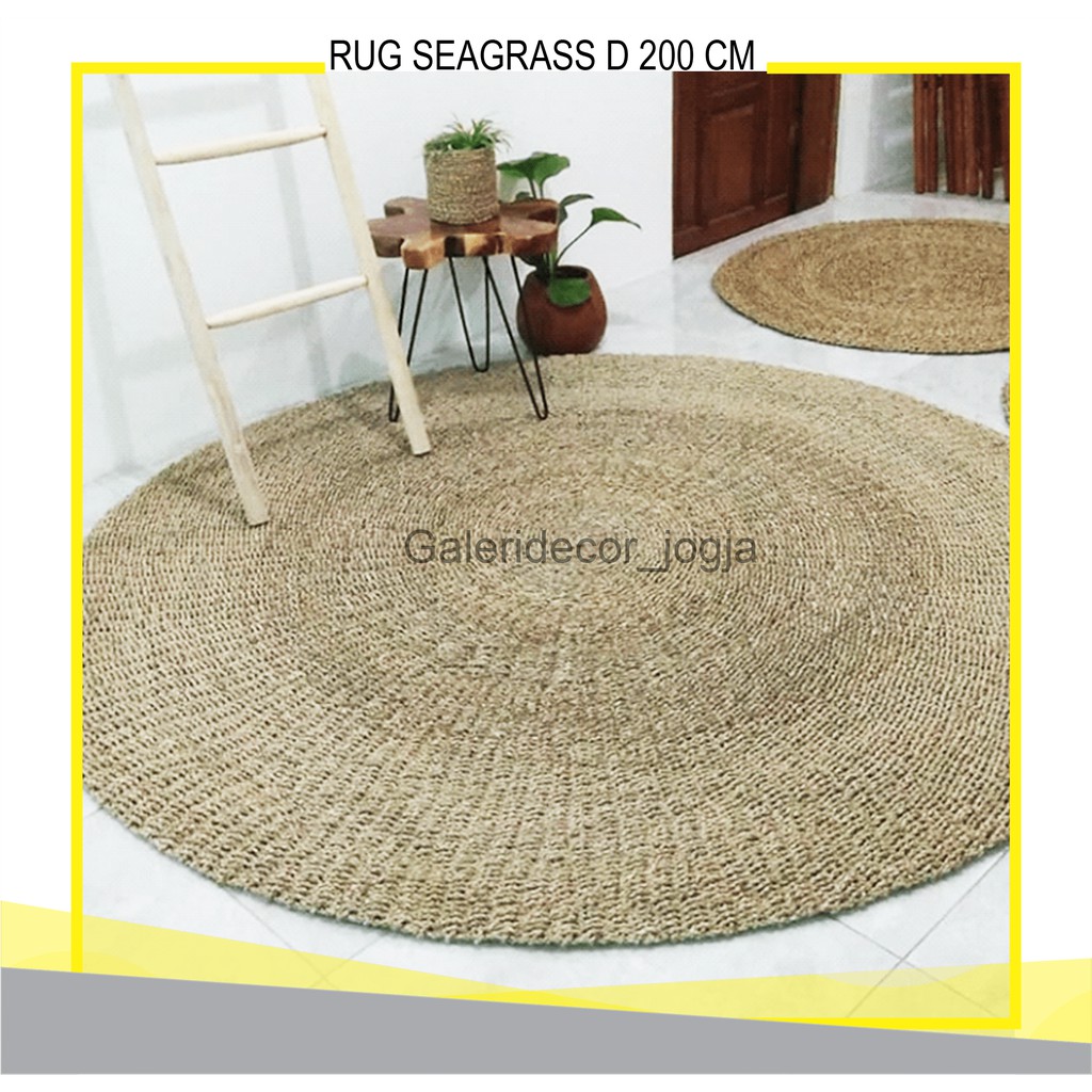 RUG SEAGRASS D 200 CM/RUG SEAGRASS JUMBO/KARPET SEAGRASS