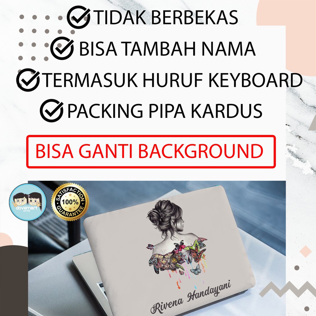 Garskin Skin Stiker  Laptop  Full  Body  Custom Murah Asus  
