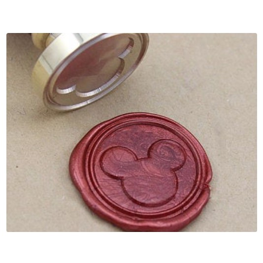 

Mickey Mouse wax seal stamp,Invitation Wax Seal, Self Adhesive, Wax seals, DIY