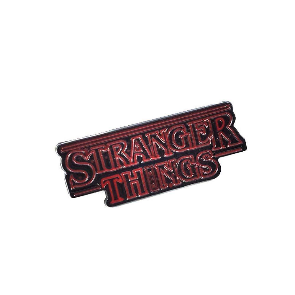 Agustinina Pertunjukan TV Stranger Things Kartun Mantel Perhiasan Aksesoris Stranger Things Anime Badge Lencana Pin Enamel Pin
