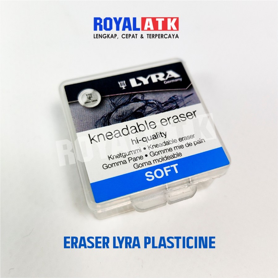 

Lyra Kneadable Eraser Plasticine Eraser Lyra - Penghapus Uli