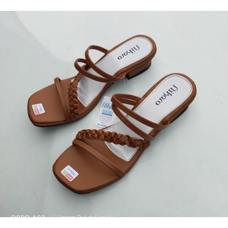 SANDAL HEELS WANITA ANDIEN // SANDAL HAK TAHU