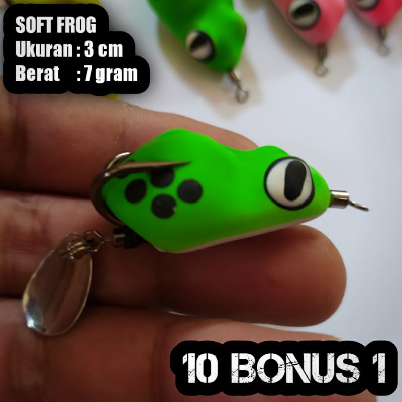 SOFT FROG 3 CM