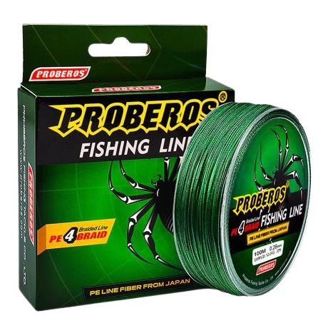 Benang Pancing Senar PE x4 micro UL Proberos Braided Line FEZONE