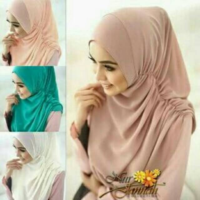 Pashmina instan diamond crepe