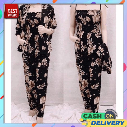 Baju Setelan Wanita Setelan Baju Celana Wanita Import Jumbo One Set Pakaian Model Korea Terbaru Paka