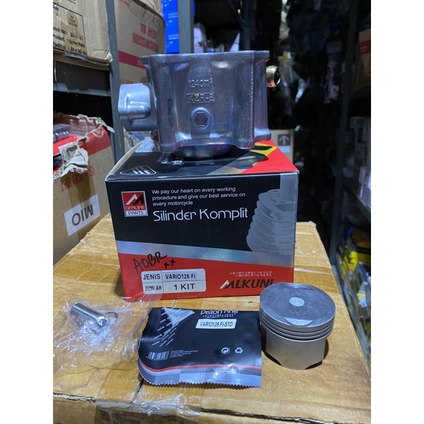 BLOK SEHER CYLINDER KIT BORING BLOK SEKER HONDA VARIO 125 OLD VARIO 125 LED KZR